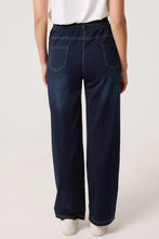 Load image into Gallery viewer, HEART ELASTIC STRING WIDE LEG JEANS