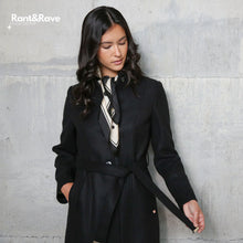 Load image into Gallery viewer, Rant &amp; Rave Amanda Coat Black - Isabella Paige’s Boutique 