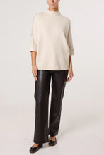 Load image into Gallery viewer, HIGH NECK BOXY RHINESTONE JUMPER