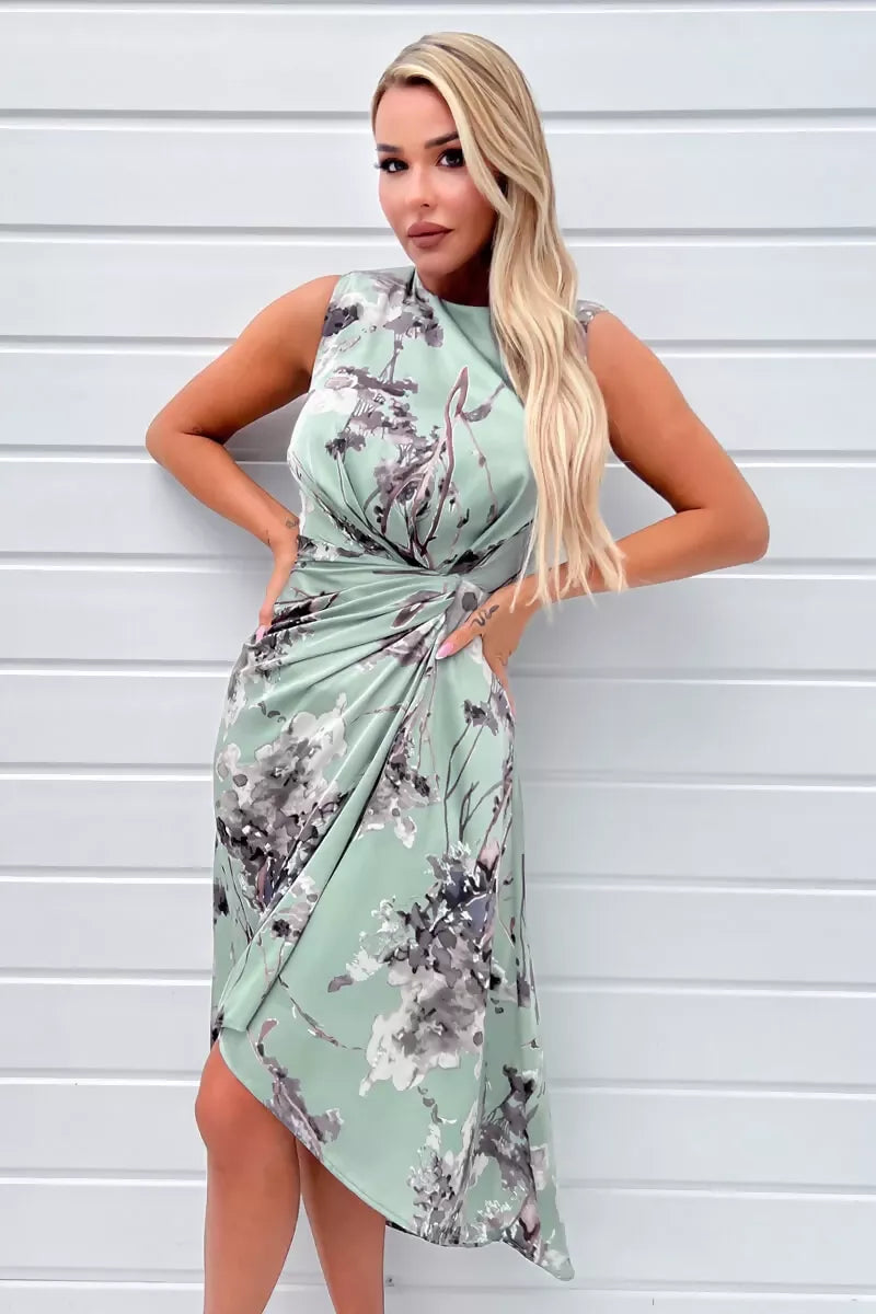 Duck Egg print dress