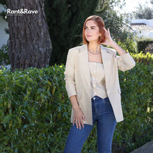 Load image into Gallery viewer, Rant and Rave Bo Blazer Sand - Isabella Paige’s Boutique 