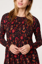 Load image into Gallery viewer, AUTUMNAL SHIRRED BUST CUT &amp; SEW DRESS