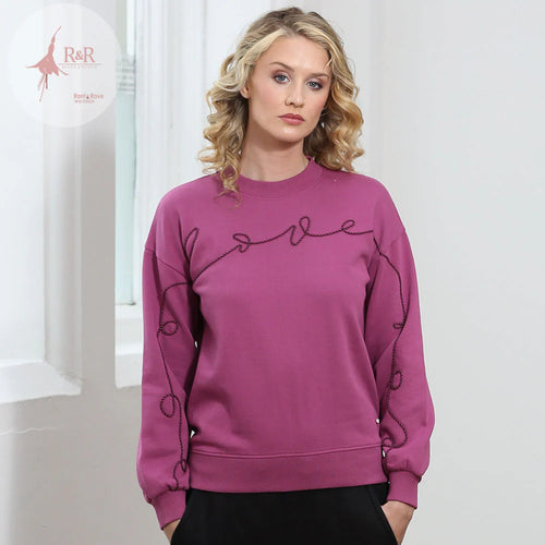 Relax & Renew Abbie Sweater Berry