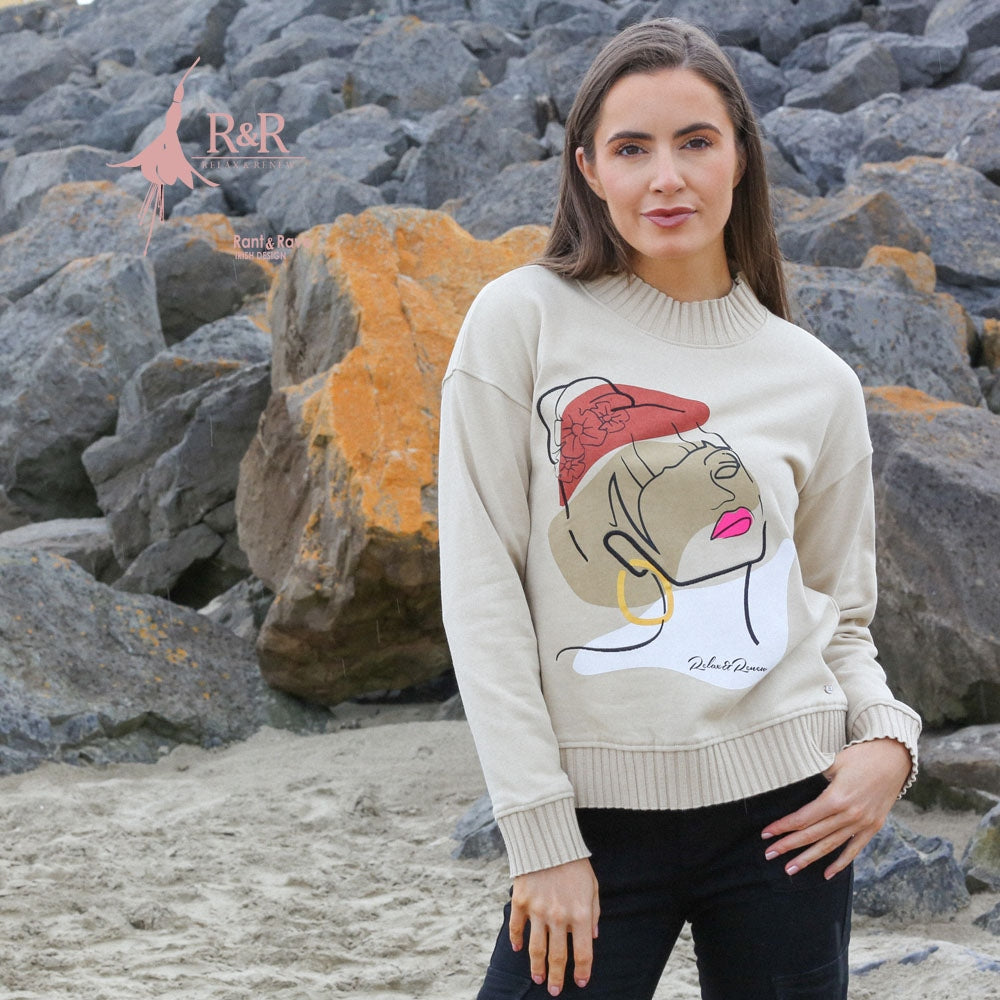 Relax & Renew Jennifer Women’s Sweater Putty