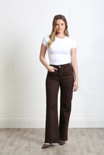 Load image into Gallery viewer, Chocolate wide leg jeans