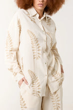 Load image into Gallery viewer, Embroidered leaf shirt and trousers