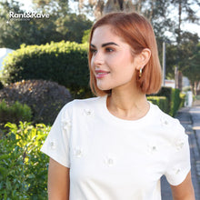 Load image into Gallery viewer, Rant and Rave Ella Tee Soft White - Isabella Paige’s Boutique 