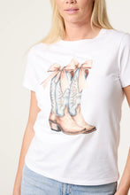 Load image into Gallery viewer, EMBELLISHED COWBOY BOOTS T-SHIRT - Isabella Paige’s Boutique 