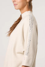 Load image into Gallery viewer, HIGH NECK BOXY RHINESTONE JUMPER