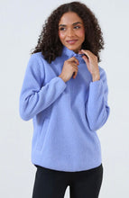 Load image into Gallery viewer, Relax &amp; Renew Angie Half Zip Blue - Isabella Paige’s Boutique 