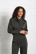 Load image into Gallery viewer, Relax &amp; Renew Sable Cowl Neck Khaki