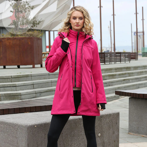 Relax & Renew Camilla Coat Cerise Pink