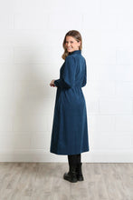 Load image into Gallery viewer, Rant and Rave Hazel Shirt Dress Teal