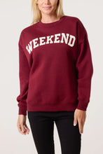 Load image into Gallery viewer, WEEKEND CREW NECK SWEATSHIRT
