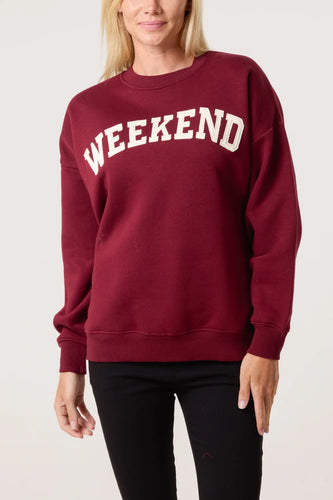WEEKEND CREW NECK SWEATSHIRT
