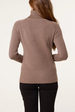Load image into Gallery viewer, ROLL NECK BUTTON CUFF JUMPER