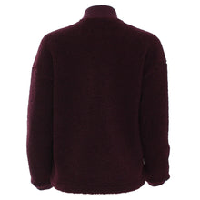 Load image into Gallery viewer, Untitled Relax &amp; Renew Heidi Borg Bomber Jacket Plum - Isabella Paige’s Boutique 