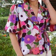 Load image into Gallery viewer, Rant and Rave Morgan Wrap Top Pink - Isabella Paige’s Boutique 