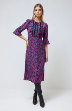 Load image into Gallery viewer, Purple floral dress