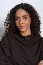 Load image into Gallery viewer, Relax &amp; Renew Sable Cowl Neck Chocolate Brown
