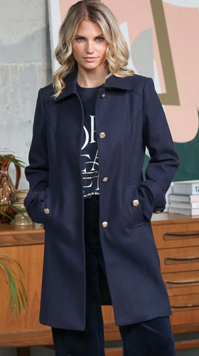 Rant & Rave Kyrie Coat Navy