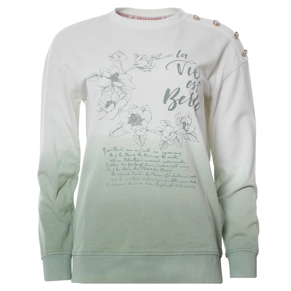 Relax & Renew Glenda Sweater Sage
