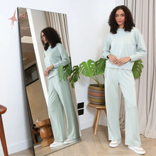 Load image into Gallery viewer, Relax &amp; Renew Sandy Sweater Sage - Isabella Paige’s Boutique 