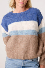 Load image into Gallery viewer, COLOUR BLOCK KNIT JUMPER