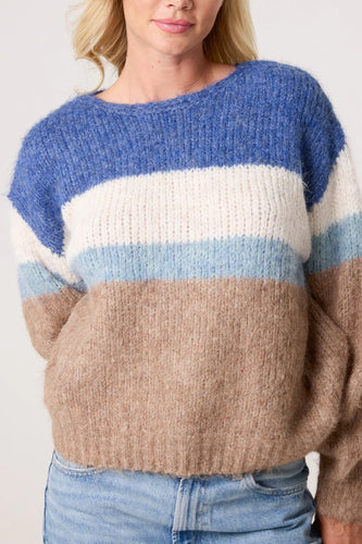 COLOUR BLOCK KNIT JUMPER
