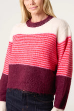 Load image into Gallery viewer, STRIPED ROUND NECK KNIT JUMPER