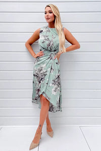 Duck Egg print dress