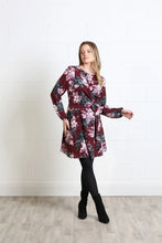 Load image into Gallery viewer, Rant and Rave Grace Dress Burgundy Floral