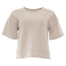 Load image into Gallery viewer, Relax &amp; Renew Alexandra Short Sleeve Sweater Stone - Isabella Paige’s Boutique 