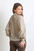 Load image into Gallery viewer, Rant and Rave Natalia Top Light Coffee - Isabella Paige’s Boutique 