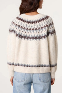 NORDIC KNIT WOOL-BLEND JUMPER