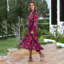 Load image into Gallery viewer, Rant and Rave Melani Shirt Dress Red - Isabella Paige’s Boutique 