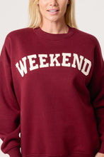 Load image into Gallery viewer, WEEKEND CREW NECK SWEATSHIRT