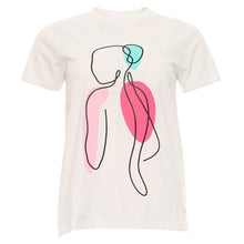 Load image into Gallery viewer, Relax &amp; Renew Meryl Tee White - Isabella Paige’s Boutique 