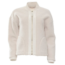 Load image into Gallery viewer, Relax &amp; Renew Heidi Borg Bomber Jacket Cream - Isabella Paige’s Boutique 