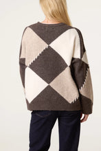 Load image into Gallery viewer, STITCH ARGYLE STYLE JUMPER