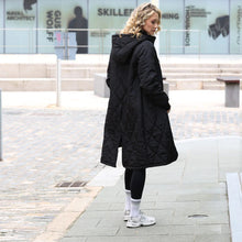 Load image into Gallery viewer, Relax &amp; Renew Casey Longline Coat Black