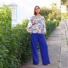 Load image into Gallery viewer, Rant and Rave Josie Trouser Blue - Isabella Paige’s Boutique 