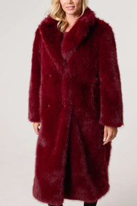 FAUX FUR LONG COAT
