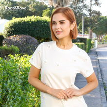 Load image into Gallery viewer, Rant and Rave Ella Tee Soft White - Isabella Paige’s Boutique 