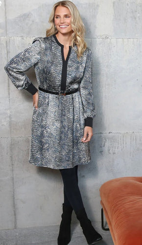 Rant & Rave Rosalynn Dress Blue