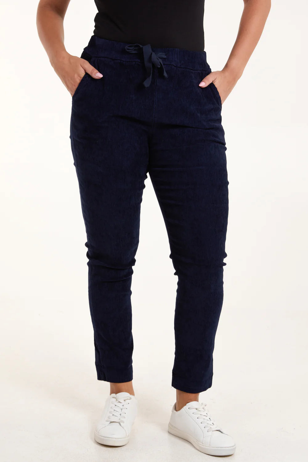 CORDUROY MAGIC DRAWSTRING TROUSERS