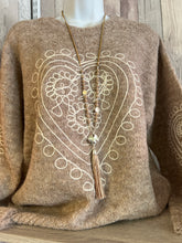 Load image into Gallery viewer, Soft knit embroidered jumper