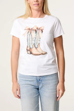 Load image into Gallery viewer, EMBELLISHED COWBOY BOOTS T-SHIRT - Isabella Paige’s Boutique 