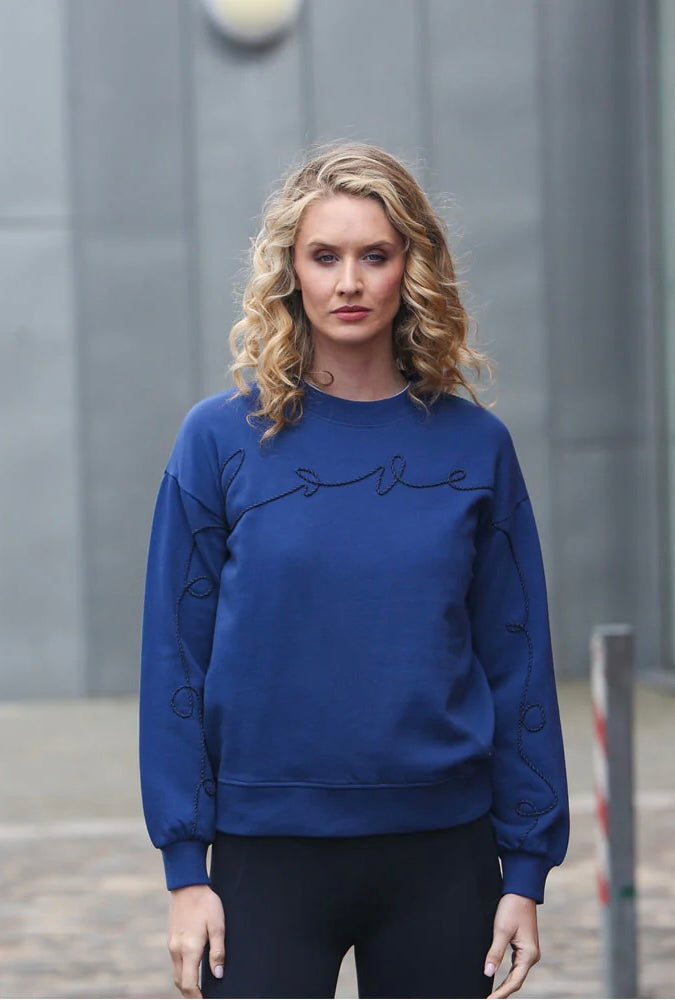 Relax & Renew Abbie Sweater Blue