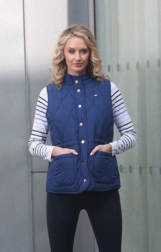 Relax & Renew Mandy Gilet Blue